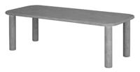 DTP Home Eettafel 'Clio' Betonlook, 230 x 100cm, kleur Grijs - thumbnail