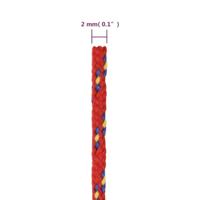 Boottouw 2 mm 50 m polypropyleen rood - thumbnail
