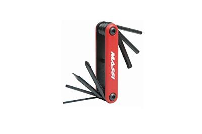 Massi Fietsgereedschap Set 7 functies - Rood Massi Fietsgereedschap Set 7 functies - Rood