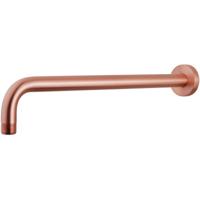 Wiesbaden Caral Douchearm met Muurbevestiging - 45cm - Geborsteld Koper - thumbnail