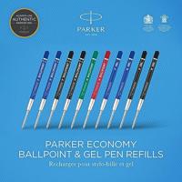 Parker Eco vulling voor balpen, medium, rood, blister van 2 stuks - thumbnail