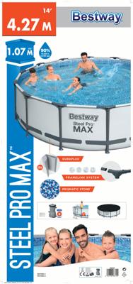 Bestway Zwembadset Steel Pro MAX 427x107 cm - thumbnail