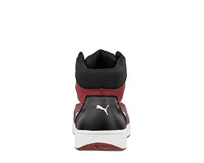 Puma werkschoenen Frontcourt S3L hoog zwart/rood/wit maat 40