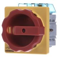 Lastscheidingsschakelaar Rood, Geel 4-polig 6 mm² 16 A 690 V/AC Siemens 3LD20031TL53
