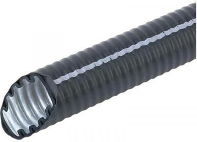 Fränkische Rohrwerke 25510050 FFKuS-EM-F-LS0H 50sw Beschermslang (ribbelslang) Zwart 25 m Fränkische Rohrwerke 25510050 FFKuS-EM-F-LS0H 50sw Beschermslang (ribbelslang) Zwart 25 m