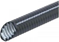 Fränkische Rohrwerke 25510050 FFKuS-EM-F-LS0H 50sw Beschermslang (ribbelslang) Zwart 25 m - thumbnail