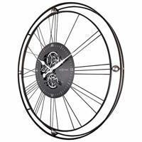 Romeinse tandwielklok XXL - 90,5 cm - Metaal - Romeinse tandwielklok - thumbnail