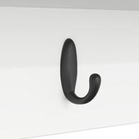 Wandgemonteerde kapstok Wit 50 x 16 x 26 cm Bewerkt hout - thumbnail