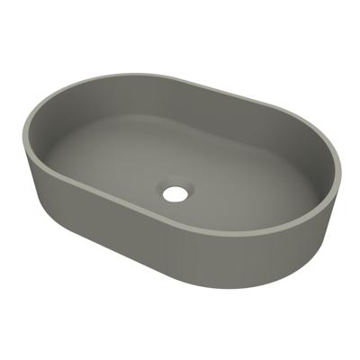 Arcqua Case Opbouw Waskom Ovaal 55x36 Mat Beton Arcqua Arcqua Case Opbouw Waskom Ovaal 55x36 Mat Beton Arcqua