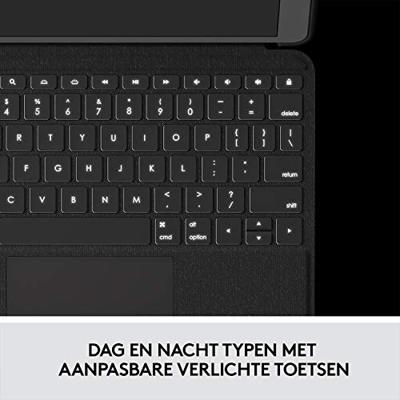 Folio Touch iPad Pro 11-inch - Toetsenbord en foliobehuizing - Apple Smart Connector - Qwerty UK  - Grijs
