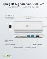 goobay USB-C Multiport Adapter HDMI 4k30Hz + PD 60W - thumbnail