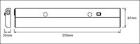 LEDVANCE Linear LED Flat L Onderbouwlamp LED 6 W Warmwit Wit - thumbnail