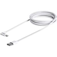 StarTech.com Haakse Lightning naar USB kabel 2m - wit - thumbnail