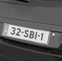 Carpoint kentekenplaathouder 53 x 13 cm RVS chroom - thumbnail