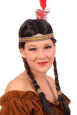 Indianen pruik