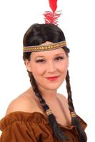 Indianen pruik - thumbnail