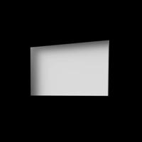 INK Spiegel rechthoek op houten paneel 100x80x3cm 1806994B - thumbnail