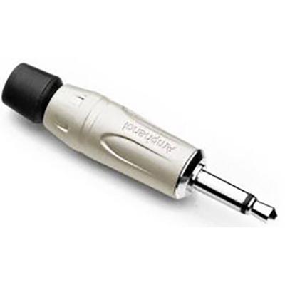 Amphenol KM2P Jackplug 3,5 mm Stekker, recht Mono Zilver 1 stuk(s)