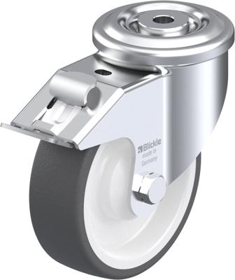 Blickle LKR-POTH 125KA-FI Zwenkwiel met rem Wieldiameter: 125 mm Draagvermogen (max.): 350 kg 1 stuk(s) Blickle LKR-POTH 125KA-FI Zwenkwiel met rem Wieldiameter: 125 mm Draagvermogen (max.): 350 kg 1 stuk(s)