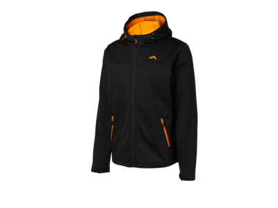 CRIVIT Heren softshell jas (Zwart, M)