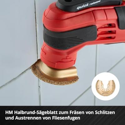 Einhell 708170 XXL -CASE Aluminiumoxide, Chroom-vanadium staal, BiM, HCS, HM 40 mm 1 set(s)