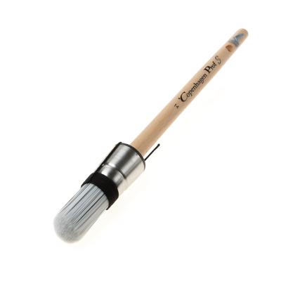 Copenhagen Pro S patentpuntkwast - maat 14 - synthetisch haar - FSC houten steel - 23.101.14
