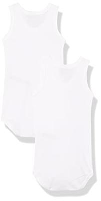 Set van 2 body's zonder mouwen PETIT BATEAU wit Set van 2 body's zonder mouwen PETIT BATEAU wit