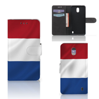 Nokia 2 Bookstyle Case Nederlandse Vlag - thumbnail