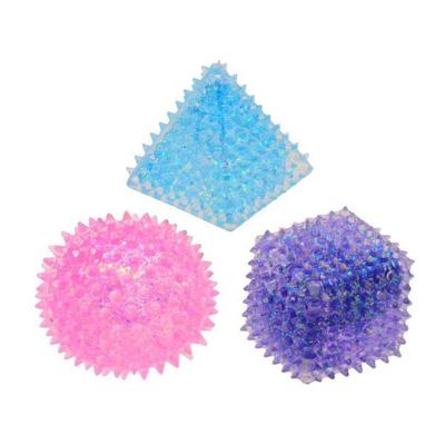 Johntoy Slow rise squeeze glitter vormen - 3st.