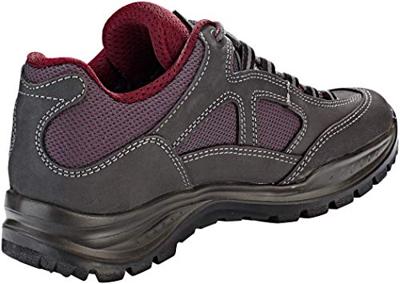 Hanwag Gritstone II Lady GTX Lage Wandelschoen Dames Asphalt/Dark Garnet 8,5
