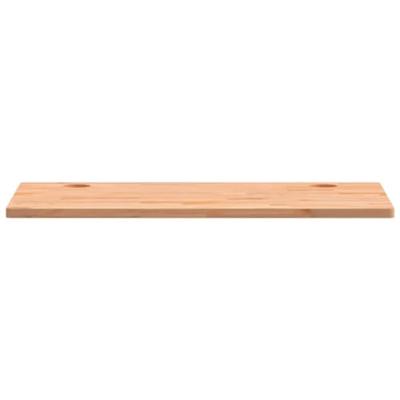 Bureaublad 110x60x2,5 cm massief beukenhout