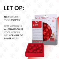 Eat Slow Live Longer Star Red S - thumbnail