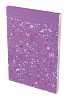 Oxford Floral softcover notitieblok, ft A6, 80 vel, gelijnd, 4 geassorteerde designs - thumbnail