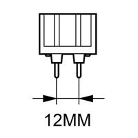 Philips Lighting SDW-TG Hogedruk-natriumdamplamp GX12-1 50 W Energielabel: G (A - G) Goud Staaf 1 stuk(s) - thumbnail