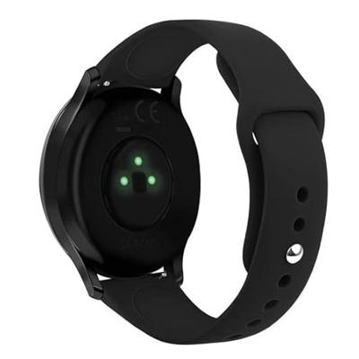 Garmin Venu 3s / Vivoactive 4s / Venu 2s / Vivomove 3s / Forerunner 255s - Sportbandje - Maat: Small - Zwart Garmin Venu 3s / Vivoactive 4s / Venu 2s / Vivomove 3s / Forerunner 255s - Sportbandje - Maat: Small - Zwart