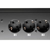 Adam Hall 19 inch 9-weg stroomverdeler - thumbnail