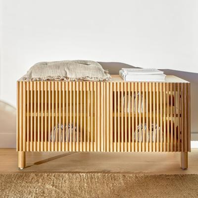 Kave Home Schoenenkast 'Beyla' Eikenhout, kleur Naturel