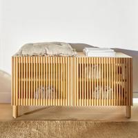 Kave Home Schoenenkast 'Beyla' Eikenhout, kleur Naturel - thumbnail