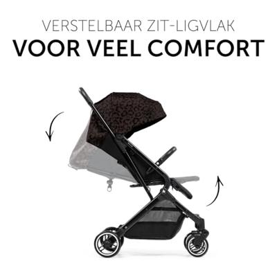 HAUCK - Compacte kinderwagen - TRAVEL N CARE - 4 wielen - opvouwbaar met één hand - Leo