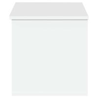 Opbergbox 90x35x35 cm bewerkt hout wit - thumbnail