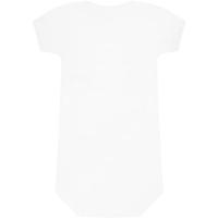 Set van 2 rompertjes met US-opening en korte mouwen in biokatoen PETIT BATEAU wit - thumbnail