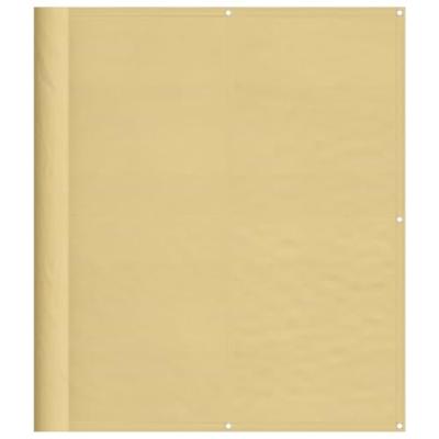 VidaXL Balkonscherm 120x600 cm 100% oxford polyester zandkleurig VidaXL Balkonscherm 120x600 cm 100% oxford polyester zandkleurig