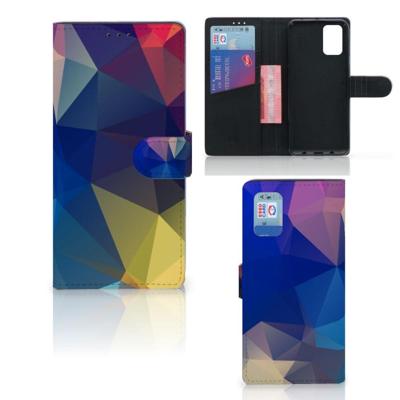 Samsung Galaxy A02s | M02s | Book Case | Polygon Dark
