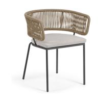 Kave Home Tuinstoel 'Nadin' kleur Beige - thumbnail