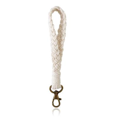 Macramé Polsband met Gesp - Wit