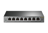 TP-Link TL-SG108E 8-Port Gigabit Easy Smart Switch Switch Zwart - thumbnail