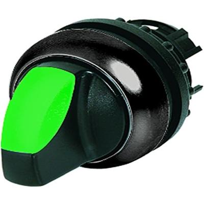 Eaton 216828 M22S-WRLK-G Keuzetoets Kunststof frontring Knevel Zwart 1 stuk(s)