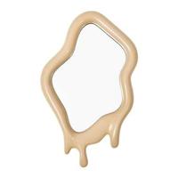 POLSPOTTEN Melting Spiegel - Beige - thumbnail
