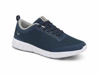 Suecos anti slip schoenen Alma navy blue - thumbnail