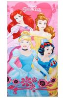 Disney Princess strandlaken 70 x 140 cm Roze - thumbnail